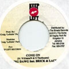 7inch Record BLING DAWG BRICK LACE Come On NONE Keep Left Recor 2008 Jamaica Reggae Ska Dub Used
7inch Record BLING DAWG BRICK LACE Come On NONE Keep Left Recor 2008 Jamaica Reggae Ska Dub Used
