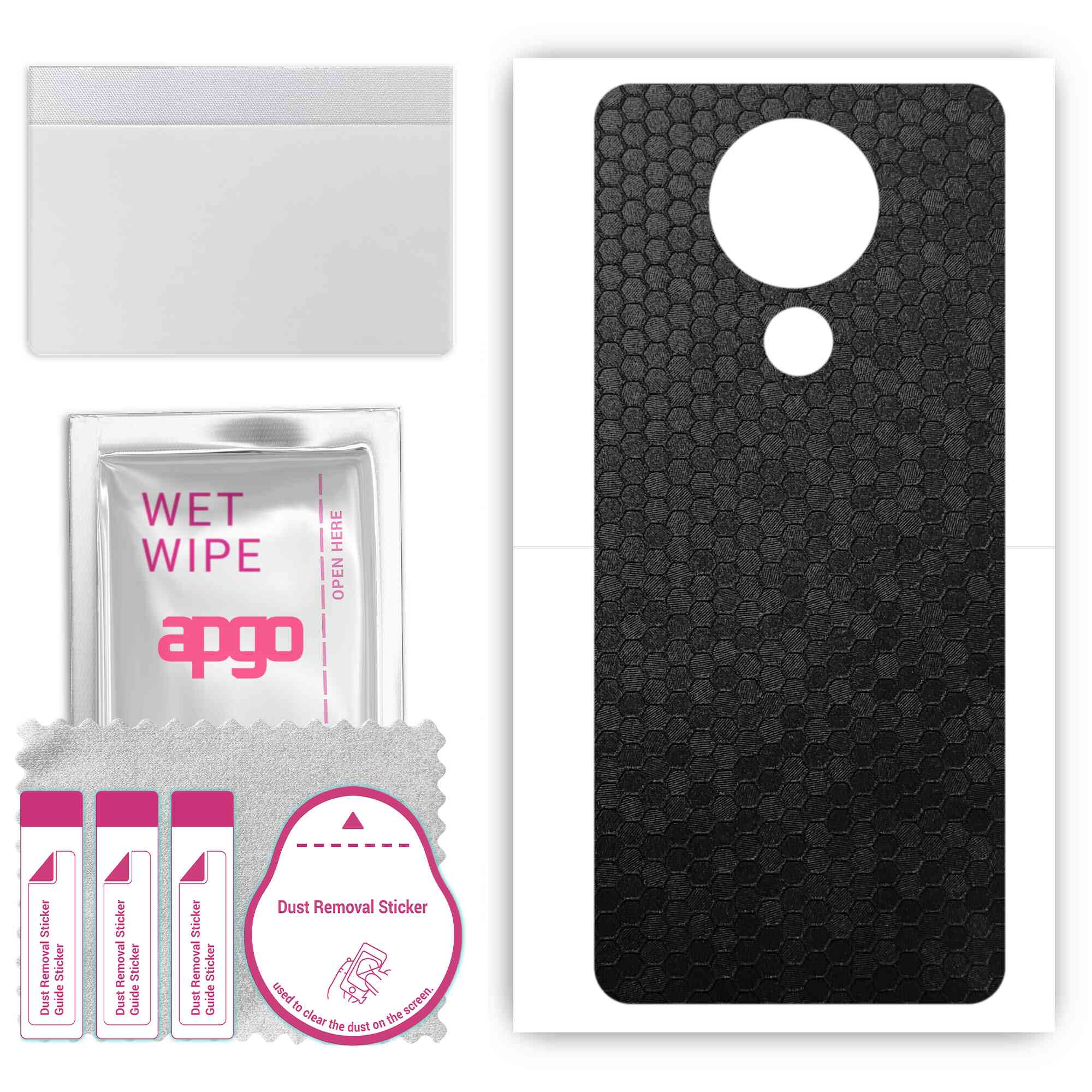 apgo Protective Skin Sticker for the back compatible with Blackview A80, Wrap Film, Foil, Vinyl - Pattern Black Honeycomb
apgo Protective Skin Sticker for the back compatible with Blackview A80, Wrap Film, Foil, Vinyl - Pattern Black Honeycomb