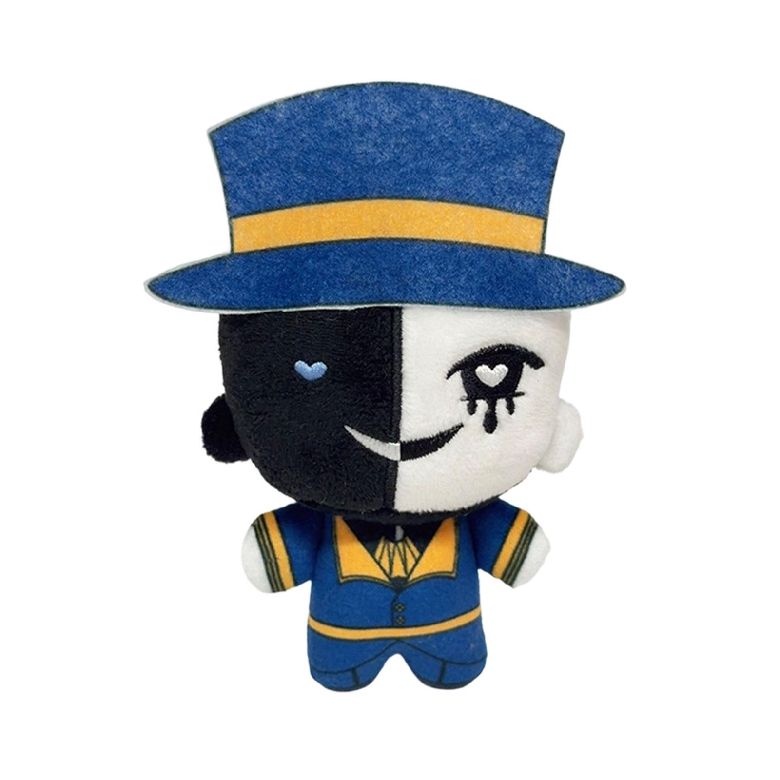 Plush Doll Soft Stuffed Toy Character Design with Split Face Pattern and Top Hat for Collectors and Display Purposes One Size
Plush Doll Soft Stuffed Toy Character Design with Split Face Pattern and Top Hat for Collectors and Display Purposes One Size