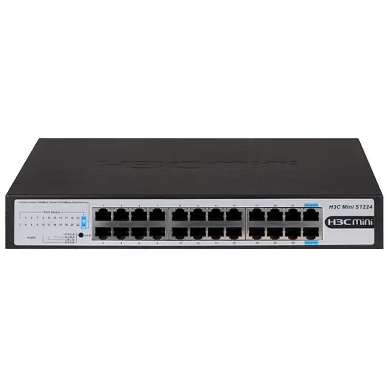H3C Mini S1224F 24-Port Gigabit Unmanaged Network Switch
H3C Mini S1224F 24-Port Gigabit Unmanaged Network Switch