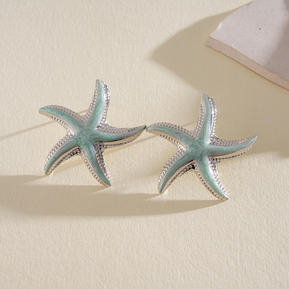 DIGADAGU Alloy Ocean Starfish Animal Stud Earrings New Holiday Beach Earrings Women Daily Zircon Accessories зелений
DIGADAGU Alloy Ocean Starfish Animal Stud Earrings New Holiday Beach Earrings Women Daily Zircon Accessories зелений