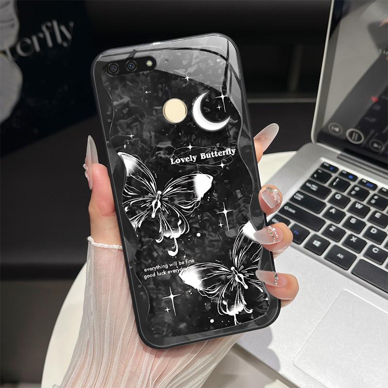 Tempered Glass Hard Phone Case For Huawei Y7 Prime 2018 Nova 2 Lite Enjoy 8 Honor 7C Pro Luxury Butterfly Soft Shockproof Cover Y7 2018
Tempered Glass Hard Phone Case For Huawei Y7 Prime 2018 Nova 2 Lite Enjoy 8 Honor 7C Pro Luxury Butterfly Soft Shockproof Cover Y7 2018