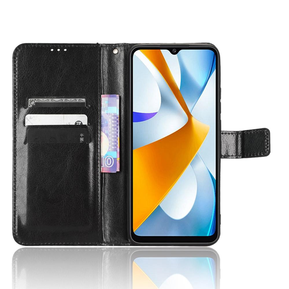 For Xiaomi Poco C40 4G Full Protection Crazy Horse Texture Phone Case PU Leather Flip Wallet Stand Cover Black
For Xiaomi Poco C40 4G Full Protection Crazy Horse Texture Phone Case PU Leather Flip Wallet Stand Cover Black