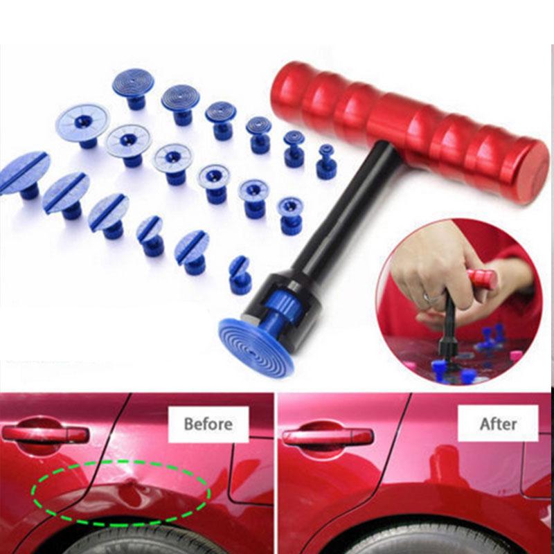 19pcs/set T-Bar Paintless Dent Puller Set Repair Tool Removal Pulling Tabs Kit Car Accessories
19pcs/set T-Bar Paintless Dent Puller Set Repair Tool Removal Pulling Tabs Kit Car Accessories
