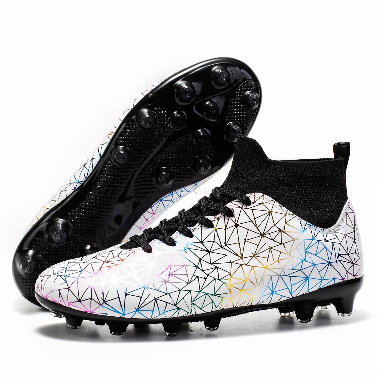2024 new high-top football shoes, broken nails and long nails, colorful and bright youth adult training ball football shoes 35
2024 new high-top football shoes, broken nails and long nails, colorful and bright youth adult training ball football shoes 35