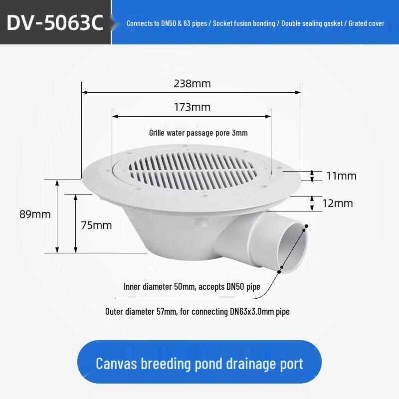 DV-5063C Сливное отверстие для бассейна из холста и пленки
DV-5063C Сливное отверстие для бассейна из холста и пленки