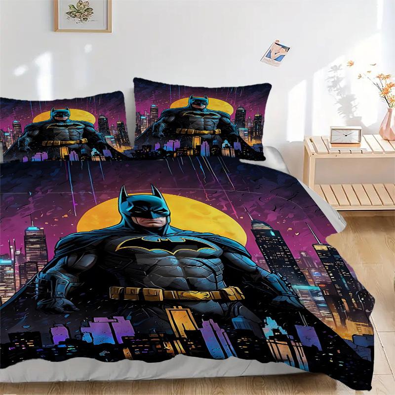 3pcs Batman Duvet Cover Set, 1 Duvet Cover + 2 Pillowcases (No Insert), High-Definition Print for All Seasons,Durable yy251103041 135x200cm
3pcs Batman Duvet Cover Set, 1 Duvet Cover + 2 Pillowcases (No Insert), High-Definition Print for All Seasons,Durable yy251103041 135x200cm