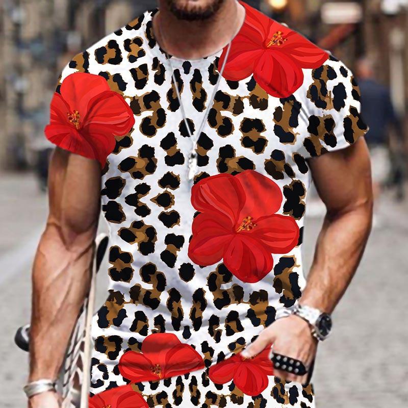 Летний топ с круглым вырезом и 3D-принтом леопарда, модная повседневная мужская футболка с коротким рукавом L
Летний топ с круглым вырезом и 3D-принтом леопарда, модная повседневная мужская футболка с коротким рукавом L