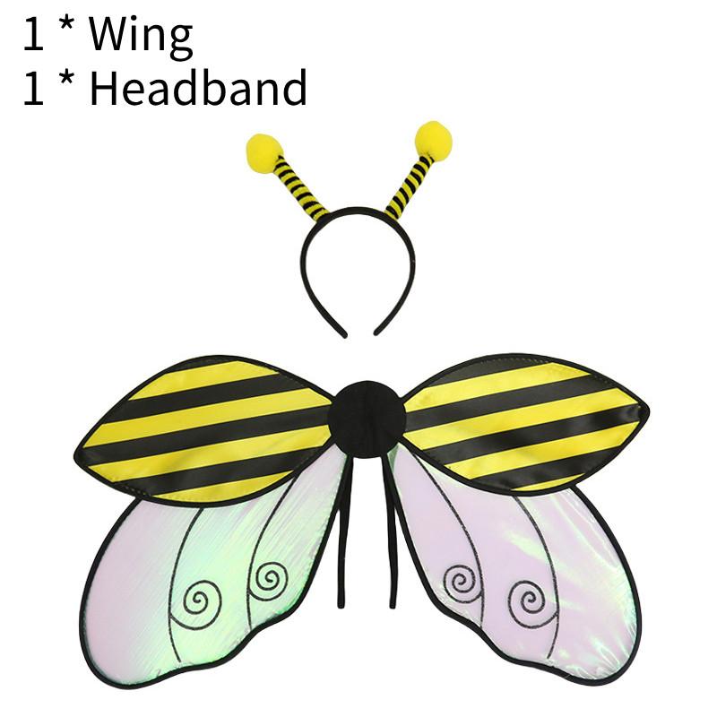 Costume Halloween Wings Headband Red Ladybug Yellow Bee Holiday Party Dress Up Bee
Costume Halloween Wings Headband Red Ladybug Yellow Bee Holiday Party Dress Up Bee