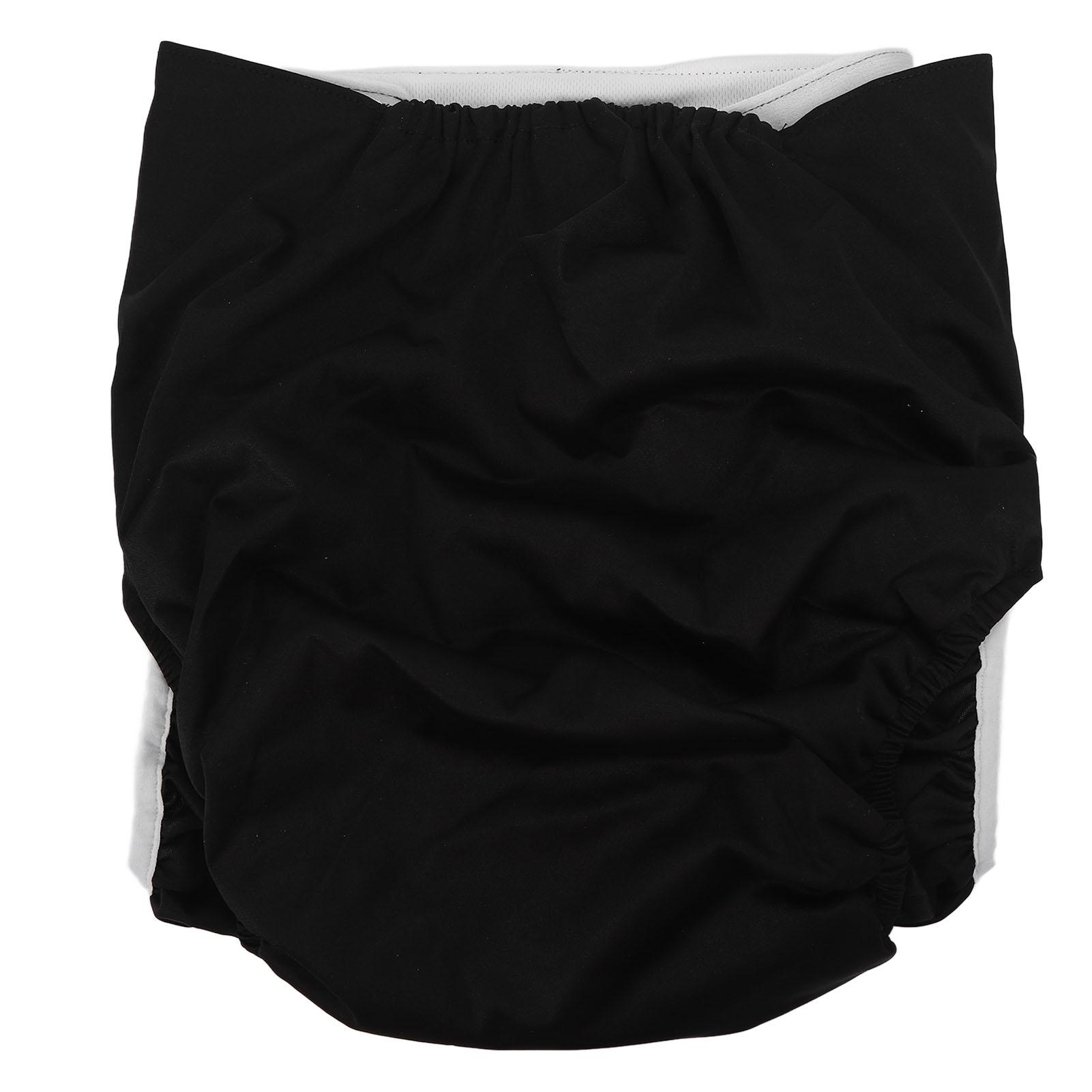 Washable Adult Cloth Diaper Nappy Reusable Breathable Incontinence Nappies Underwear for Men Women Black
Washable Adult Cloth Diaper Nappy Reusable Breathable Incontinence Nappies Underwear for Men Women Black