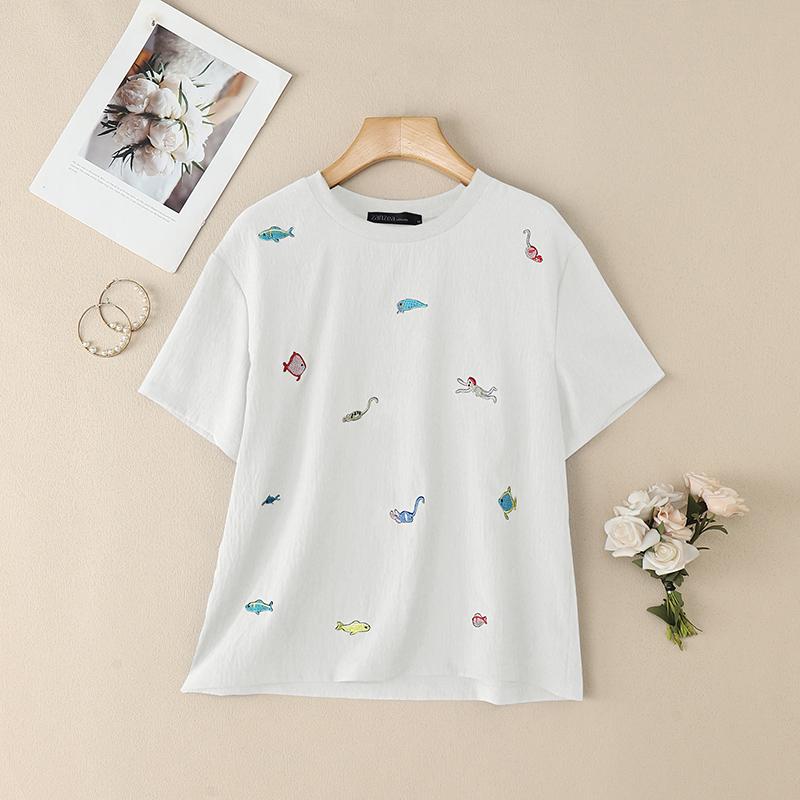 ZANZEA Women Casual Round Neck Summer Print Loose Short Sleeve Blouse S
ZANZEA Women Casual Round Neck Summer Print Loose Short Sleeve Blouse S