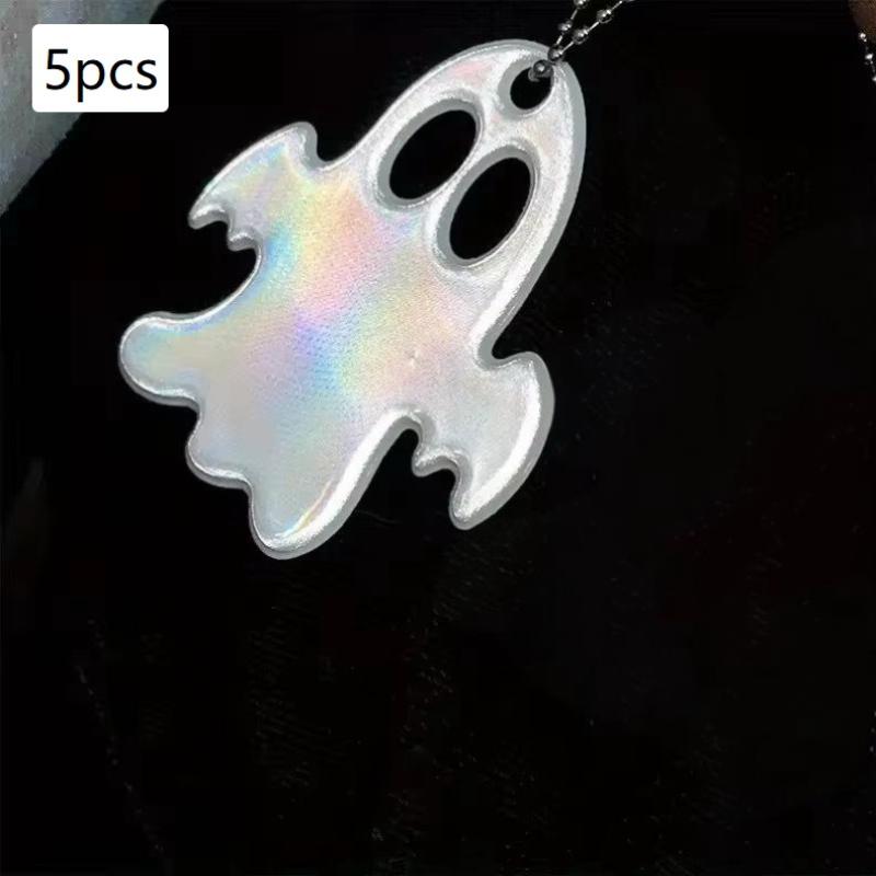 5/10 штук Двостороння світловідбиваюча брелок-підвіска Привид - Модні та веселі аксесуари для Хеллоуїну, Ідеальні подарунки B5
5/10 штук Двостороння світловідбиваюча брелок-підвіска Привид - Модні та веселі аксесуари для Хеллоуїну, Ідеальні подарунки B5