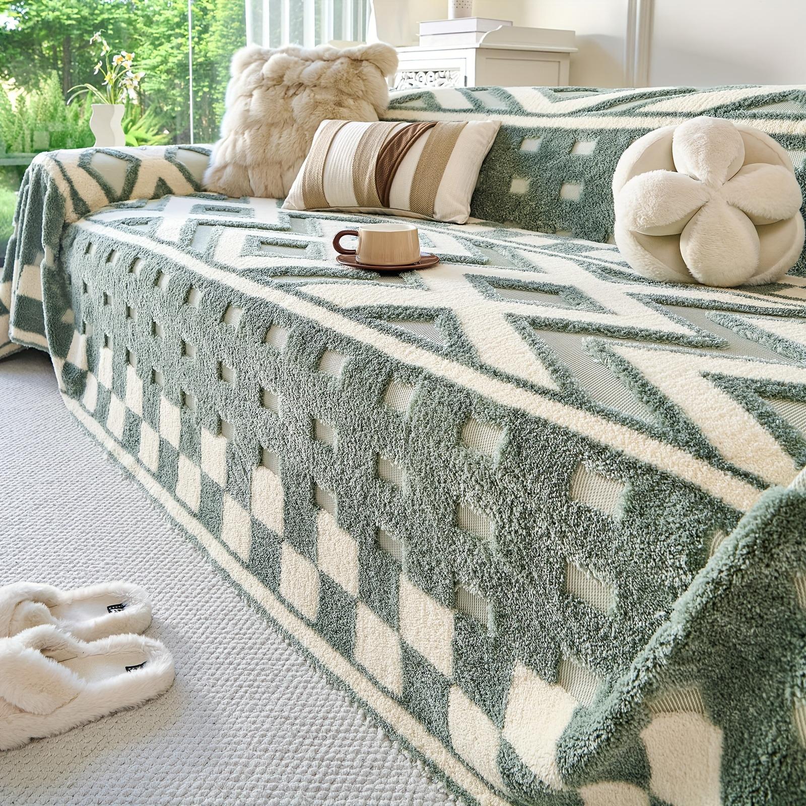 New Winter Anti Slip Thick One-piece Sofa Towel,All Season Universal Sofa Cover,Detachable and Washable Cotton Velvet Sofa Cover 1PC -180x130cm зелений
New Winter Anti Slip Thick One-piece Sofa Towel,All Season Universal Sofa Cover,Detachable and Washable Cotton Velvet Sofa Cover 1PC -180x130cm зелений