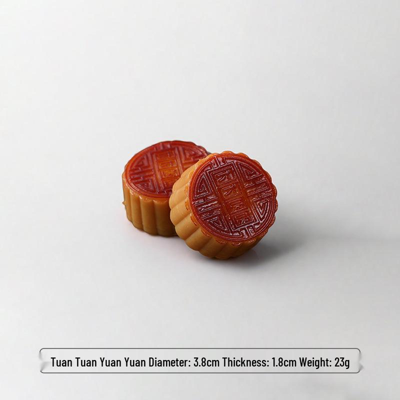 PVC Mooncake Prop - Traditional Chinese Pastry with Five-Nut & Mung Bean for Mid-Autumn Festival Display & Photography.
PVC Mooncake Prop - Traditional Chinese Pastry with Five-Nut & Mung Bean for Mid-Autumn Festival Display & Photography.