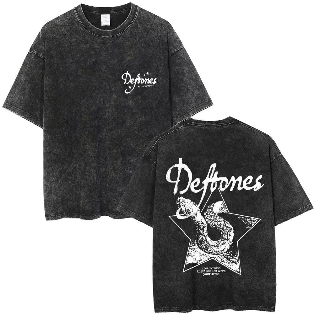 Washed Vintage Rock Band Deftones Private Music Graphic Tshirt Snake Print T Shirts Men Women Gothic Punk Oversized Tshirts S
Washed Vintage Rock Band Deftones Private Music Graphic Tshirt Snake Print T Shirts Men Women Gothic Punk Oversized Tshirts S
