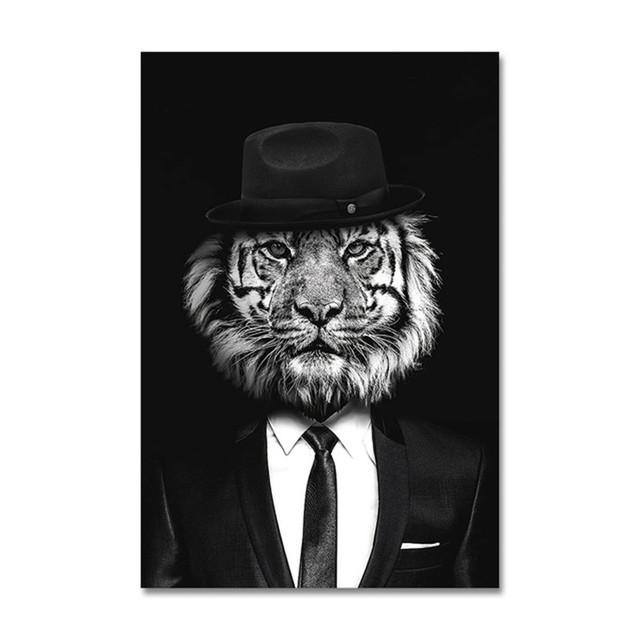 Современная картина на холсте с животными, стильные постеры с тигром и львом и принты, настенная художественная картина Cuadros для гостиной, украшения дома 40x60cm
Современная картина на холсте с животными, стильные постеры с тигром и львом и принты, настенная художественная картина Cuadros для гостиной, украшения дома 40x60cm