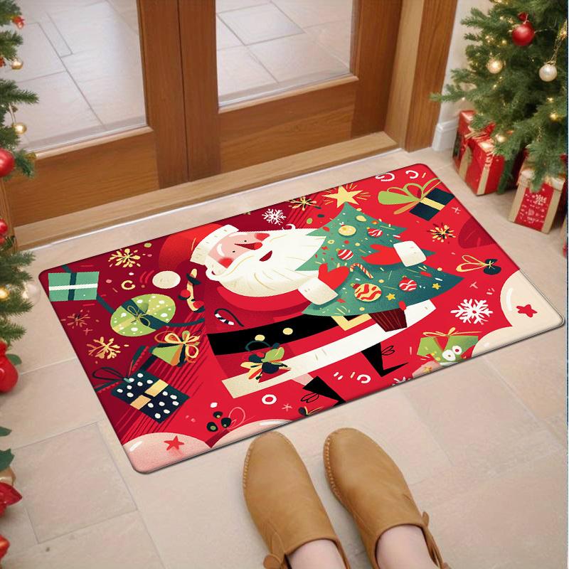 1pc Festive Santa Claus Christmas Doormat - Non-Slip, Machine Washable, Ultra-Soft Polyester Mat with Vibrant Holiday Print for 60cm x 90cm
1pc Festive Santa Claus Christmas Doormat - Non-Slip, Machine Washable, Ultra-Soft Polyester Mat with Vibrant Holiday Print for 60cm x 90cm