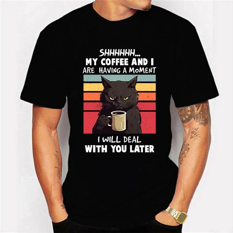 My Coffee and I Are Having A Moment Graphic Tshirt Funny Black Cat Tshirt Fashion Harajuku T-shirt Oversized Men Brand T-shir... 5XL різнокольоровий
My Coffee and I Are Having A Moment Graphic Tshirt Funny Black Cat Tshirt Fashion Harajuku T-shirt Oversized Men Brand T-shir... 5XL різнокольоровий