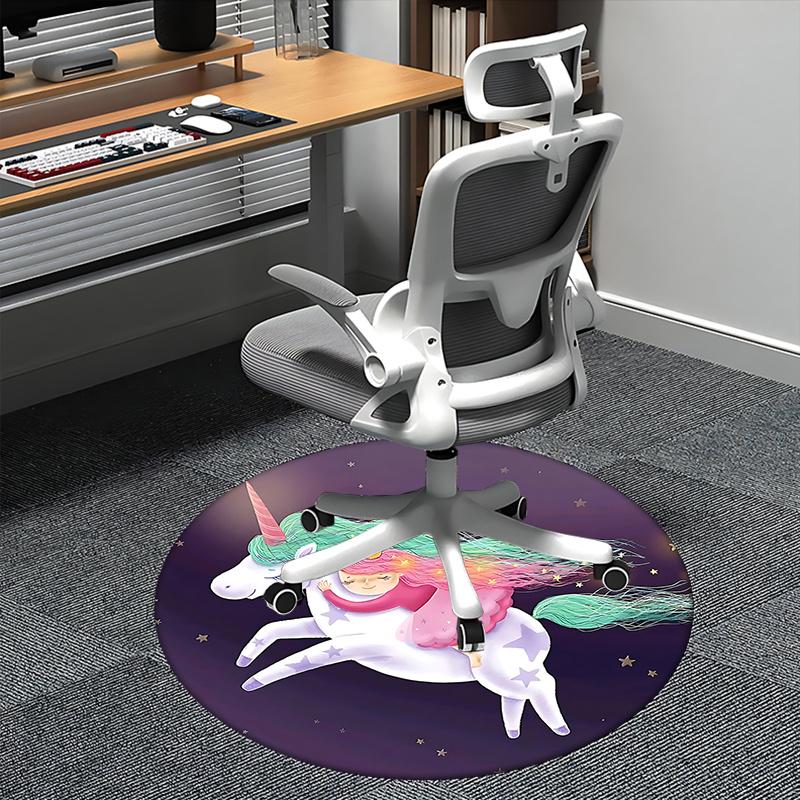 Unicorn and Princess Chair Mat - Round Carpet for Home Decor, Office, Living Room 80cm
Unicorn and Princess Chair Mat - Round Carpet for Home Decor, Office, Living Room 80cm