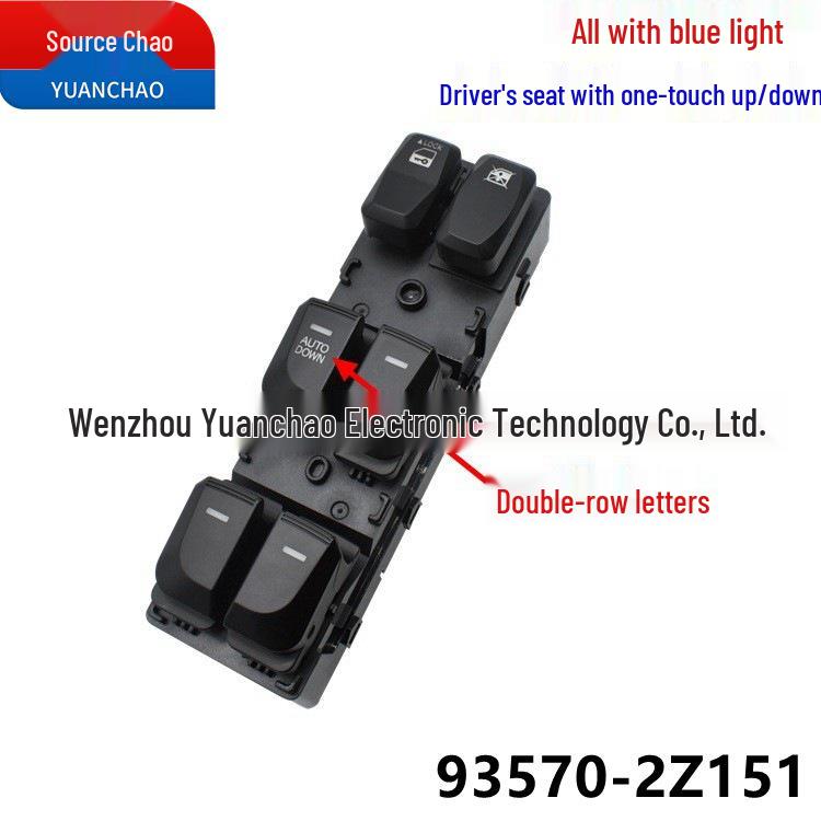 Hyundai IX35 09-15 Power Window Switch 93570-2Z151 Electric Button Electric
Hyundai IX35 09-15 Power Window Switch 93570-2Z151 Electric Button Electric