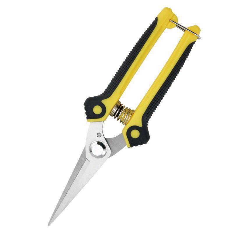 Stainless Steel Heavy-Duty Pruning Shears: Garden, Fruit & Bonsai Scissors with Fine-Toothed Blades.
Stainless Steel Heavy-Duty Pruning Shears: Garden, Fruit & Bonsai Scissors with Fine-Toothed Blades.