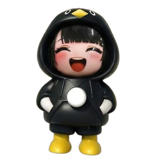 Face Changing Cartoon Girl Toy Stress Relief Penguin Costume Girl Toy with 3 Expressions Keychain Pendant Backpack Purse Charm Party Favors чорний
Face Changing Cartoon Girl Toy Stress Relief Penguin Costume Girl Toy with 3 Expressions Keychain Pendant Backpack Purse Charm Party Favors чорний