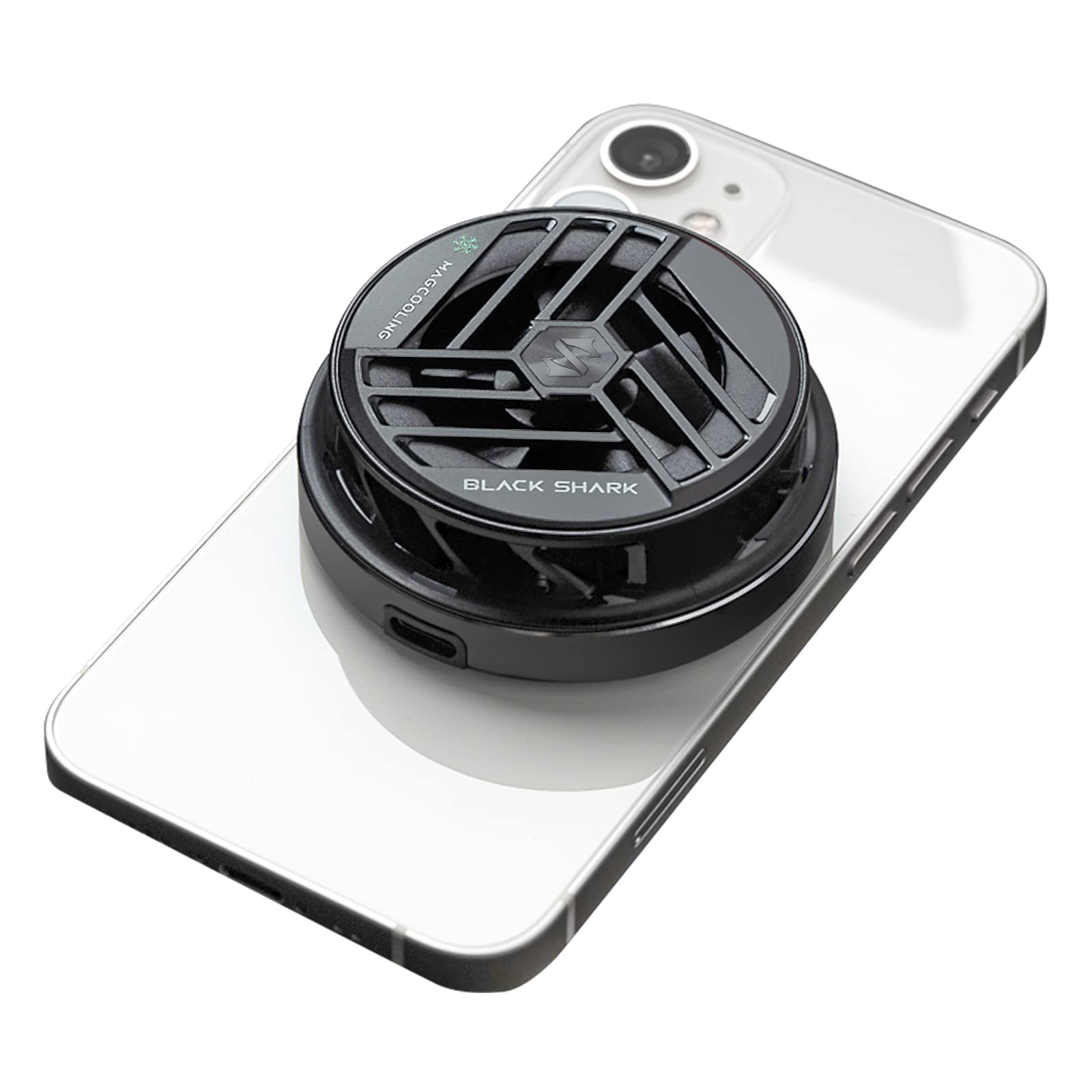 Black Shark Smartphone Cooling Magnetic Cooler Mobile Cooling Fan Compatible with iPhone 12 13 14 Series MagSafe Peltier Device Cooler for Android
Black Shark Smartphone Cooling Magnetic Cooler Mobile Cooling Fan Compatible with iPhone 12 13 14 Series MagSafe Peltier Device Cooler for Android