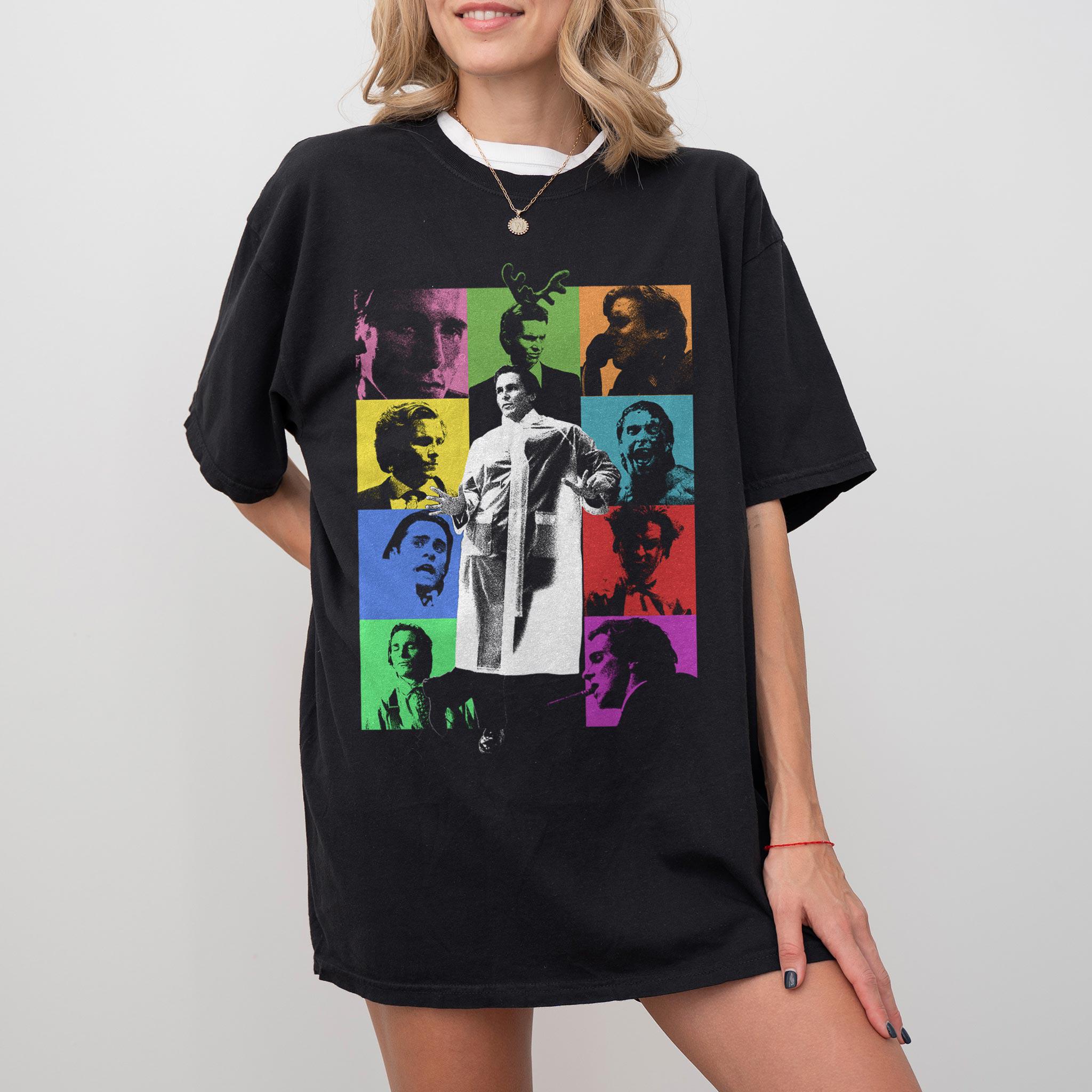 Patrick BateUnisex Shirt Horror Aesthetic Mosaic Black Humor Movie Tshirt Cult Movie Enthusiast 2000s Thriller Inspiration Tshirt 4XL
Patrick BateUnisex Shirt Horror Aesthetic Mosaic Black Humor Movie Tshirt Cult Movie Enthusiast 2000s Thriller Inspiration Tshirt 4XL