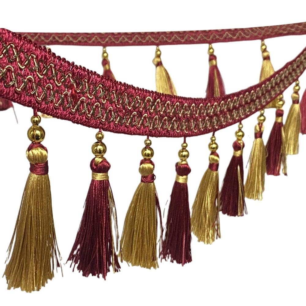 12M with Hanging Tassel Tassel Lace Trim Woven Texture Craft Making Vintage Fringe Trim Fringe Accessories Lace Trim Ribbon Length 12m
12M with Hanging Tassel Tassel Lace Trim Woven Texture Craft Making Vintage Fringe Trim Fringe Accessories Lace Trim Ribbon Length 12m