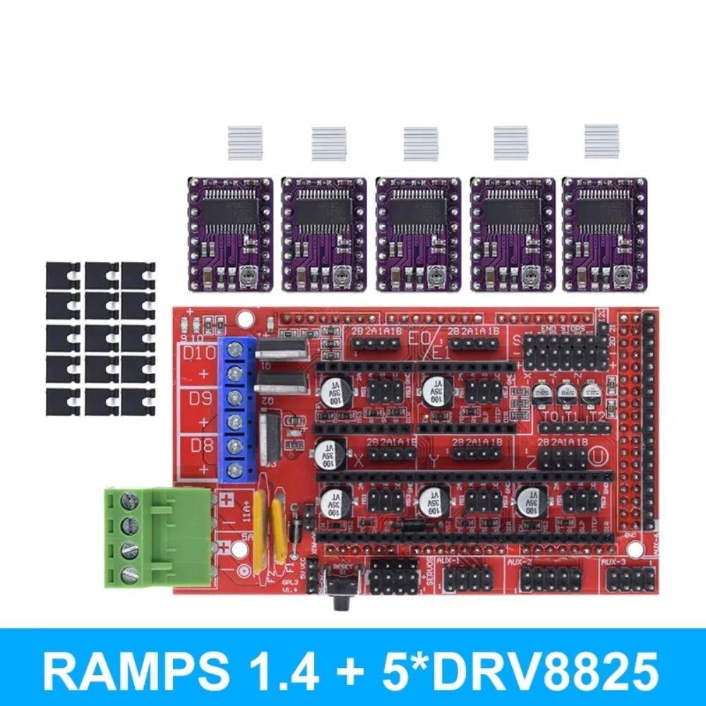 Part Replacement Control Panel Printer Easy Service DRV8825 Driver Module Ground Fault Protection RAMPS 1.4 Control Panel(1pc)
Part Replacement Control Panel Printer Easy Service DRV8825 Driver Module Ground Fault Protection RAMPS 1.4 Control Panel(1pc)