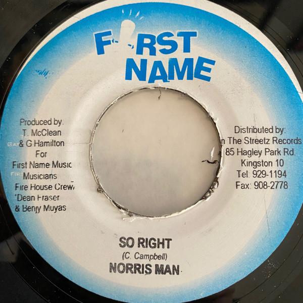 7inch Record NORRISMAN, GEORGE NOOKS - So Right/Keep It Up NONE First Name Musi 2004 Jamaica Reggae, Ska & Dub Used
7inch Record NORRISMAN, GEORGE NOOKS - So Right/Keep It Up NONE First Name Musi 2004 Jamaica Reggae, Ska & Dub Used
