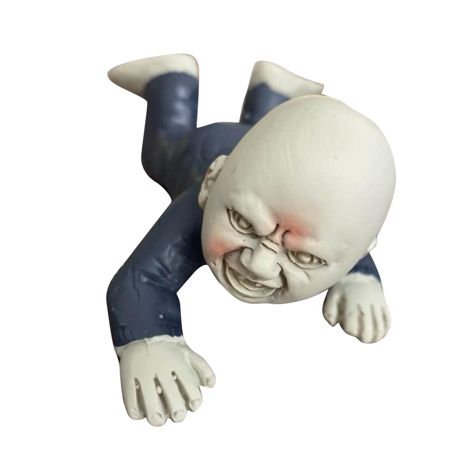 Spirit Halloween Decoration Horror Movie Statue Decoration Resin Crafts Desktop Decor Ghost Baby Doll Ornament Zombie Baby 9x5cm
Spirit Halloween Decoration Horror Movie Statue Decoration Resin Crafts Desktop Decor Ghost Baby Doll Ornament Zombie Baby 9x5cm