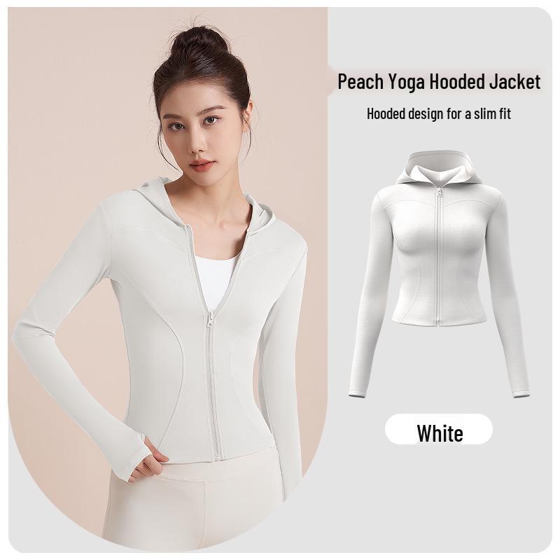 Autumn/Winter Slim-Fit Hooded Yoga Jacket with High Elasticity and Bare Feel for Women Medium
Autumn/Winter Slim-Fit Hooded Yoga Jacket with High Elasticity and Bare Feel for Women Medium
