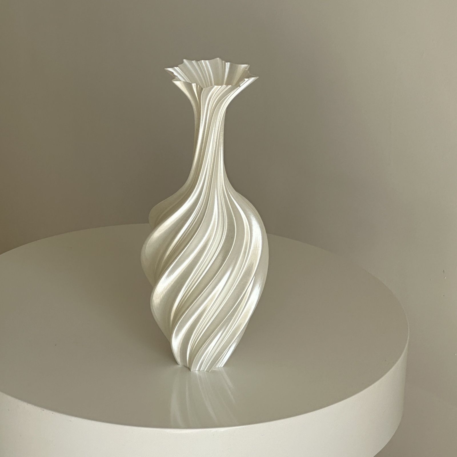 3D Printed Abstract Art Vase, Twisted Retro Flower Arrangement Decorative Ornament One Size білий
3D Printed Abstract Art Vase, Twisted Retro Flower Arrangement Decorative Ornament One Size білий