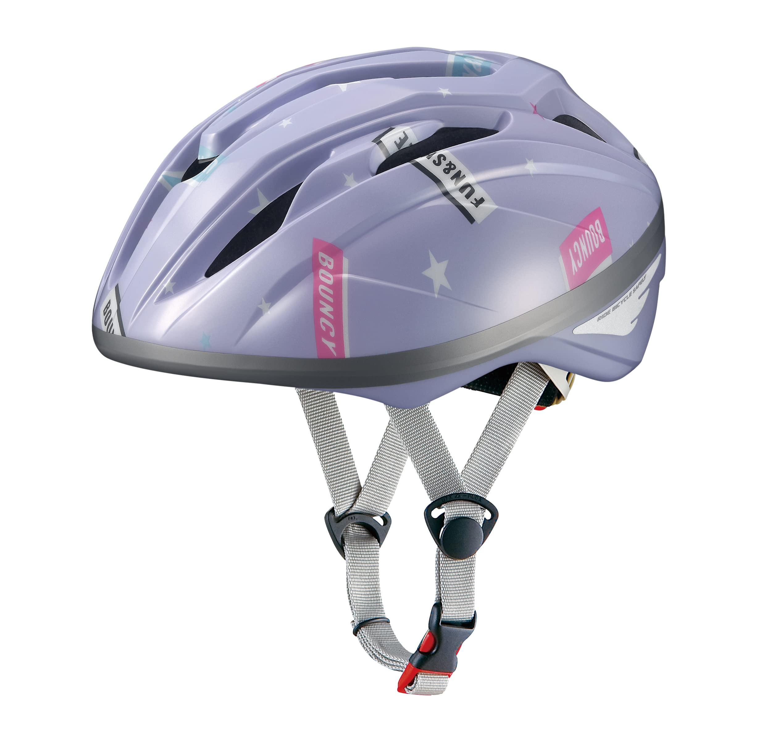 OGK KABUTO Bicycle Helmet for Children STARRY Pop Star Purple for Children Circumference Less than SG Certification (Head 54-56cm)
OGK KABUTO Bicycle Helmet for Children STARRY Pop Star Purple for Children Circumference Less than SG Certification (Head 54-56cm)