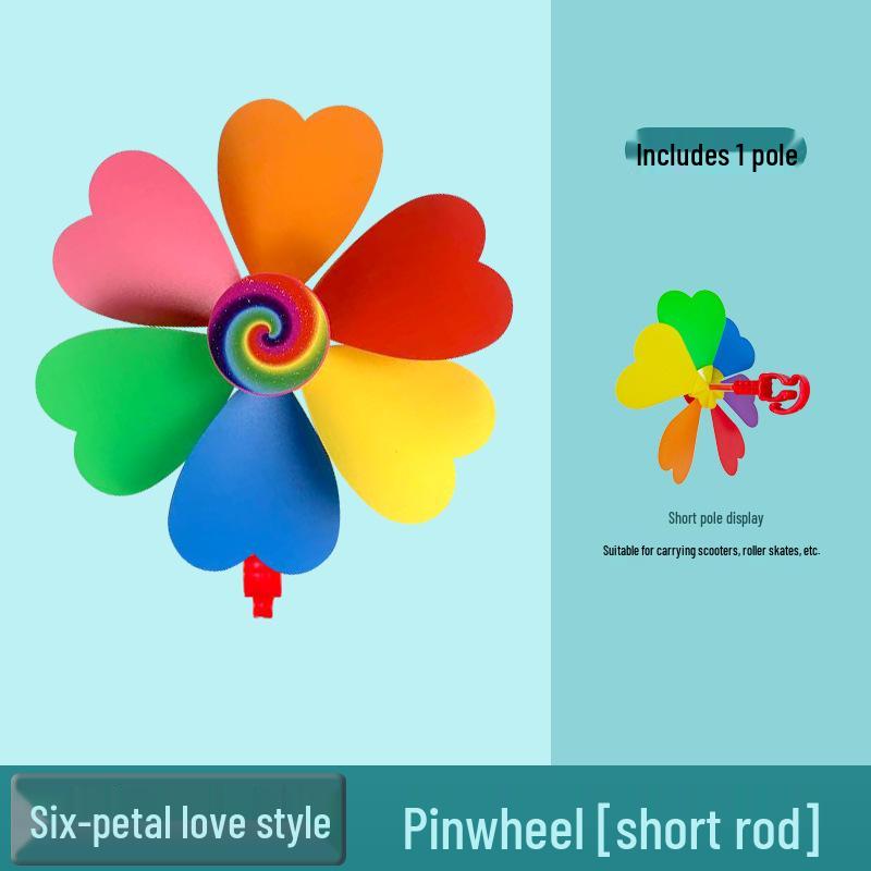 Семицветная вращающаяся вертушка - Игрушка для детского самоката и коляски
Семицветная вращающаяся вертушка - Игрушка для детского самоката и коляски