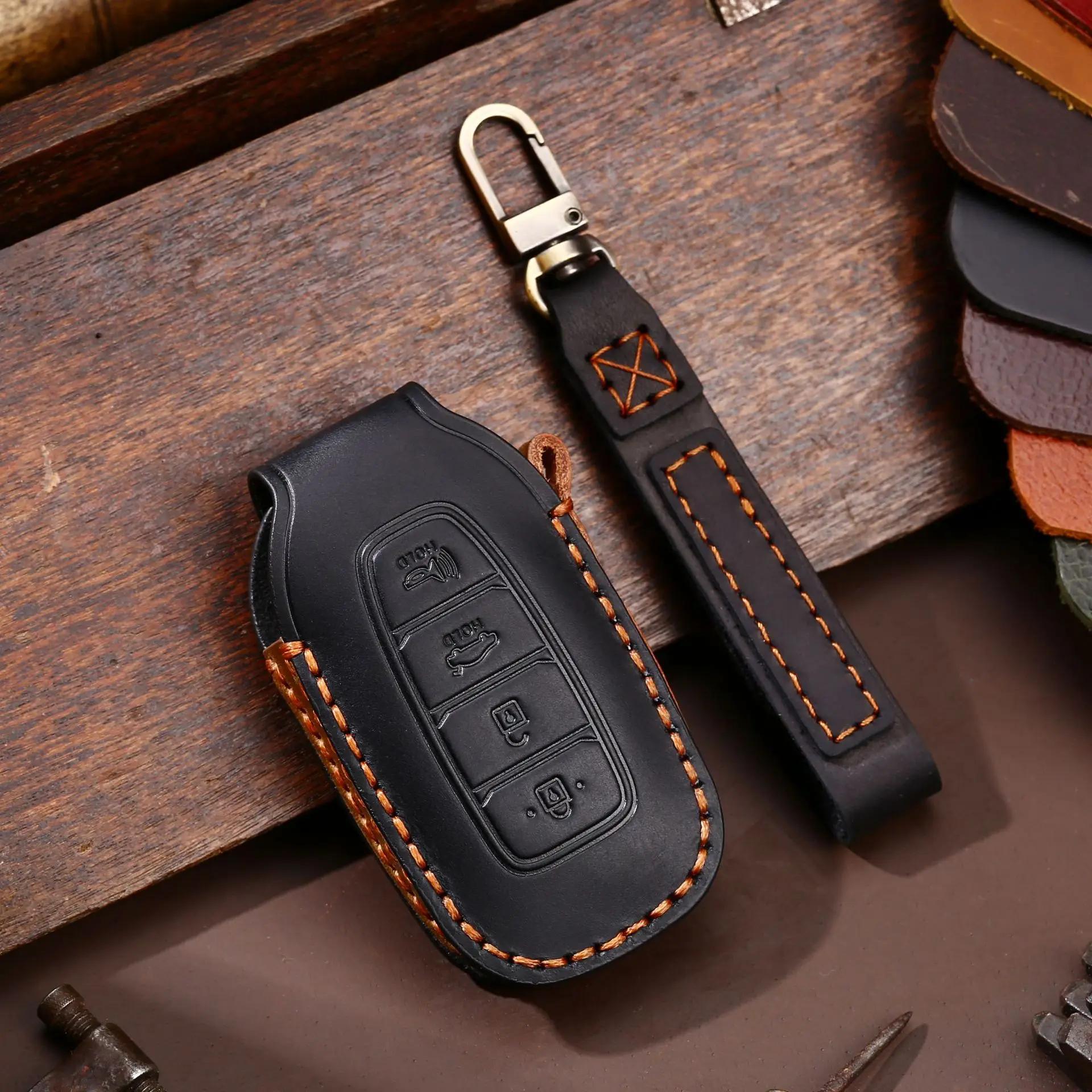 Leather Car Key Case Cover Fob Protect for Hyundai Fista I30 I35 I40 Kona Elantra Solaris Grandeur Accent Santa Fe Holder Shell
Leather Car Key Case Cover Fob Protect for Hyundai Fista I30 I35 I40 Kona Elantra Solaris Grandeur Accent Santa Fe Holder Shell