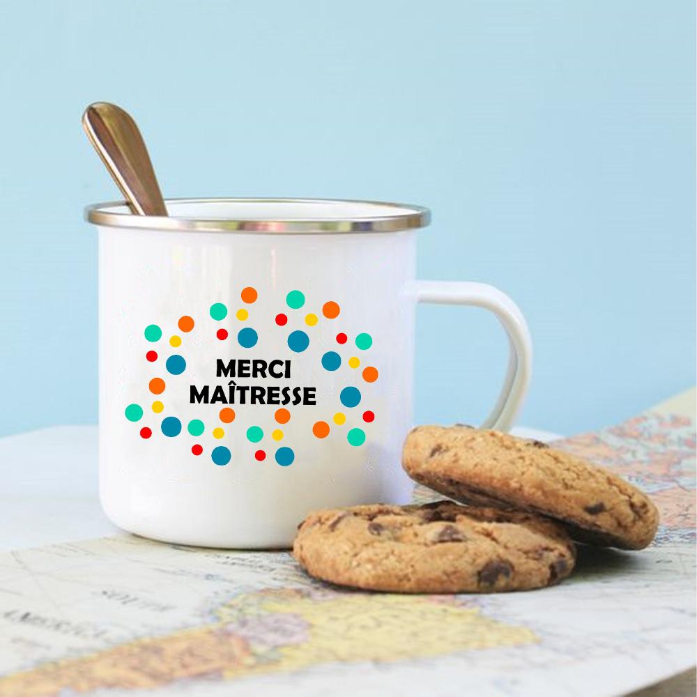 Thank You Teacher Enamelled Mug Gift Idea for Coffee Lover Original Teacher Gifts End of School Year Gift Asurprise for Teachers 360ml
Thank You Teacher Enamelled Mug Gift Idea for Coffee Lover Original Teacher Gifts End of School Year Gift Asurprise for Teachers 360ml
