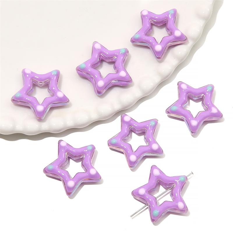 Акриловые капли масла, ручная роспись, пустые бусины-пентаграммы для DIY ожерелья, браслета, серьг, изготовления ювелирных изделий фиолетовый
Акриловые капли масла, ручная роспись, пустые бусины-пентаграммы для DIY ожерелья, браслета, серьг, изготовления ювелирных изделий фиолетовый