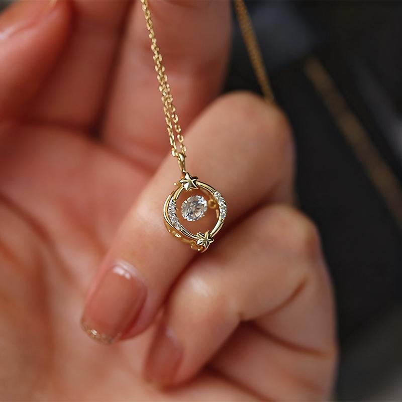 Huitan Exquisite Star Necklace with Shiny Crystal Cubic Zirconia Daily Neck Accessories for Women Gold Color Statement Zircon 41cm 5cm
Huitan Exquisite Star Necklace with Shiny Crystal Cubic Zirconia Daily Neck Accessories for Women Gold Color Statement Zircon 41cm 5cm