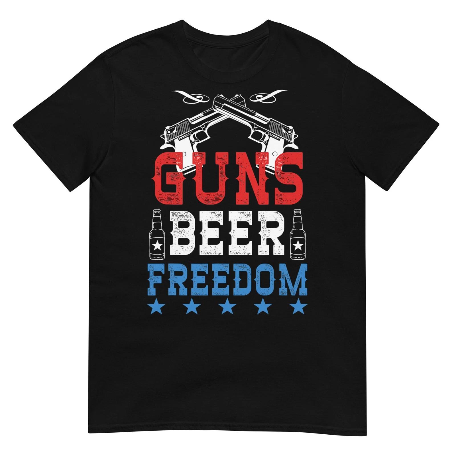 Guns Beer Freedom USA Patriotic Drinking 4th Of July Shirt T-Shirt for Women Men 4XL
Guns Beer Freedom USA Patriotic Drinking 4th Of July Shirt T-Shirt for Women Men 4XL