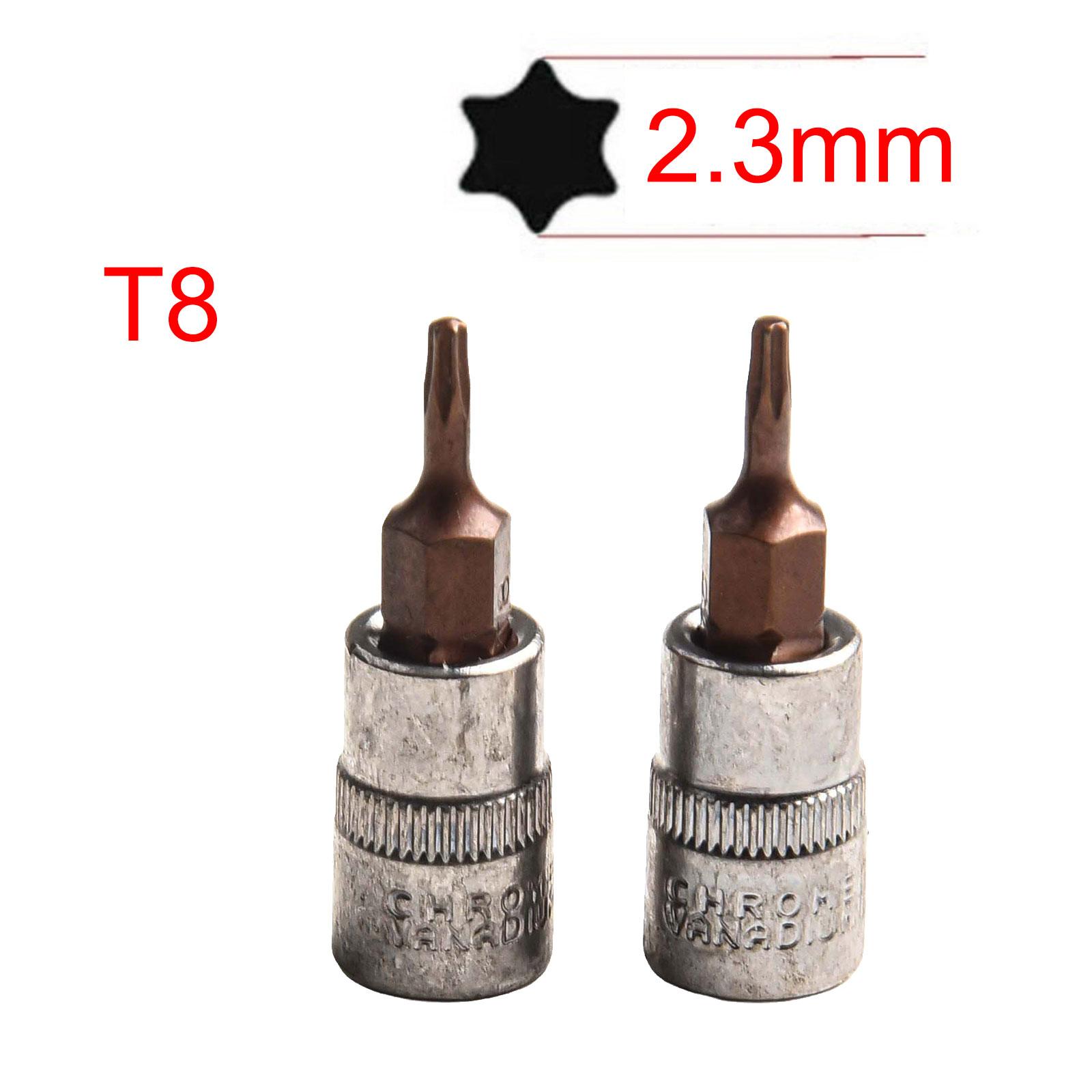 For Torx Screwdriver Bits 2pcs T8 To T40 1/4 Drive Socket Hand Tools For Furnishing And Repair Work Power Tool Accessories
For Torx Screwdriver Bits 2pcs T8 To T40 1/4 Drive Socket Hand Tools For Furnishing And Repair Work Power Tool Accessories