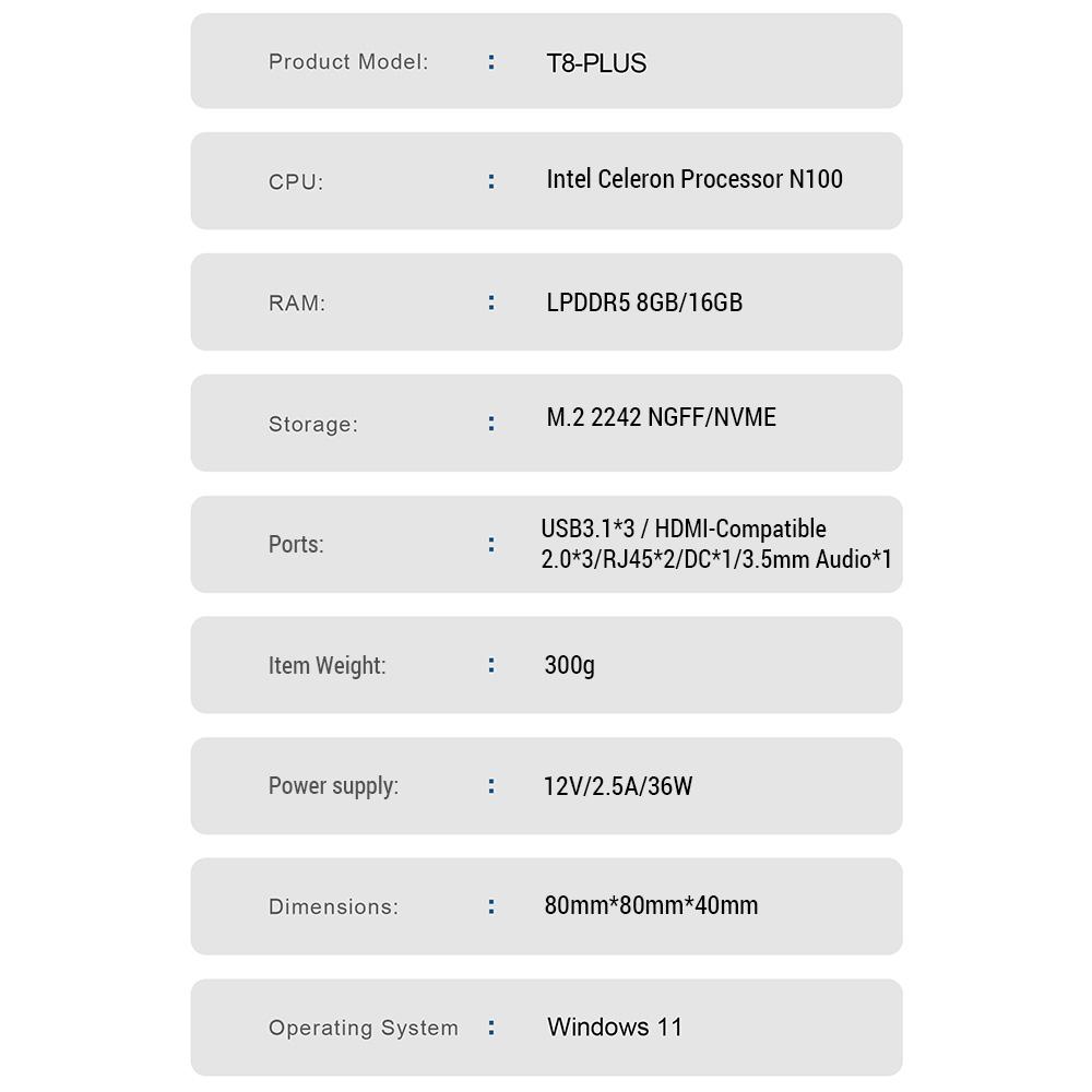 Мини-ПК Windows 11, 16 ГБ ОЗУ, 1 ТБ SSD, мини-настольный компьютер, процессор Intel Celeron N100, 4 ядра, 4
Мини-ПК Windows 11, 16 ГБ ОЗУ, 1 ТБ SSD, мини-настольный компьютер, процессор Intel Celeron N100, 4 ядра, 4