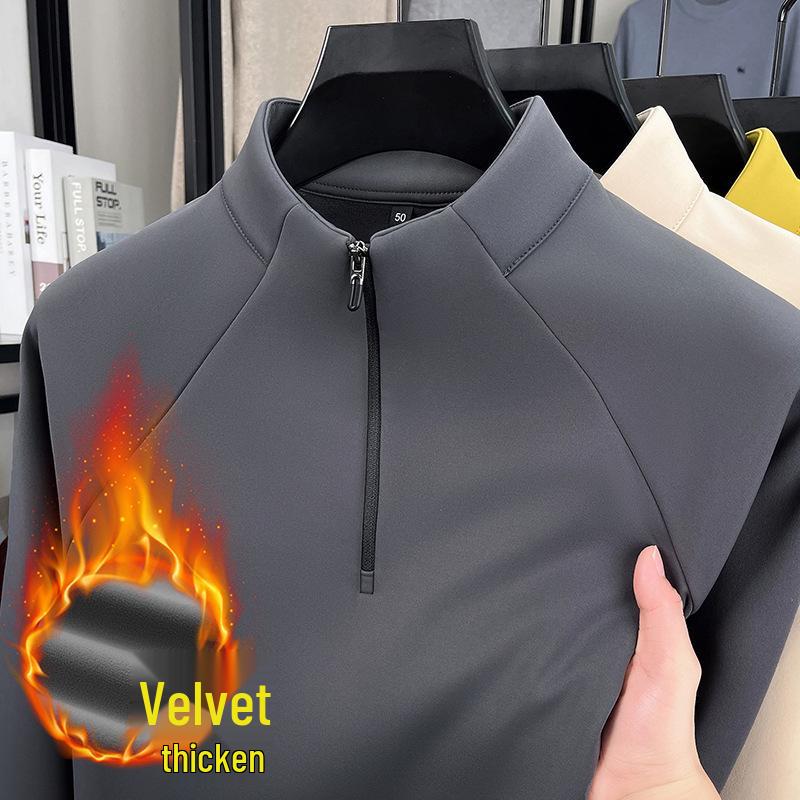 Men s Winter Fashion Base Layer Zipper Stand Collar Hoodie - Plus Velvet Thickened 4XL темно-сірий колір
Men s Winter Fashion Base Layer Zipper Stand Collar Hoodie - Plus Velvet Thickened 4XL темно-сірий колір