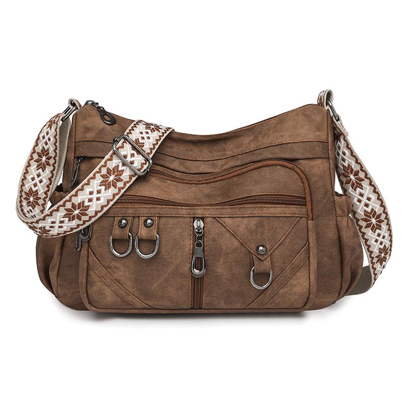 PU Shoulder Bag Large Capacity Mobile Phone Bag Middle-aged Mother Bag коричневий
PU Shoulder Bag Large Capacity Mobile Phone Bag Middle-aged Mother Bag коричневий