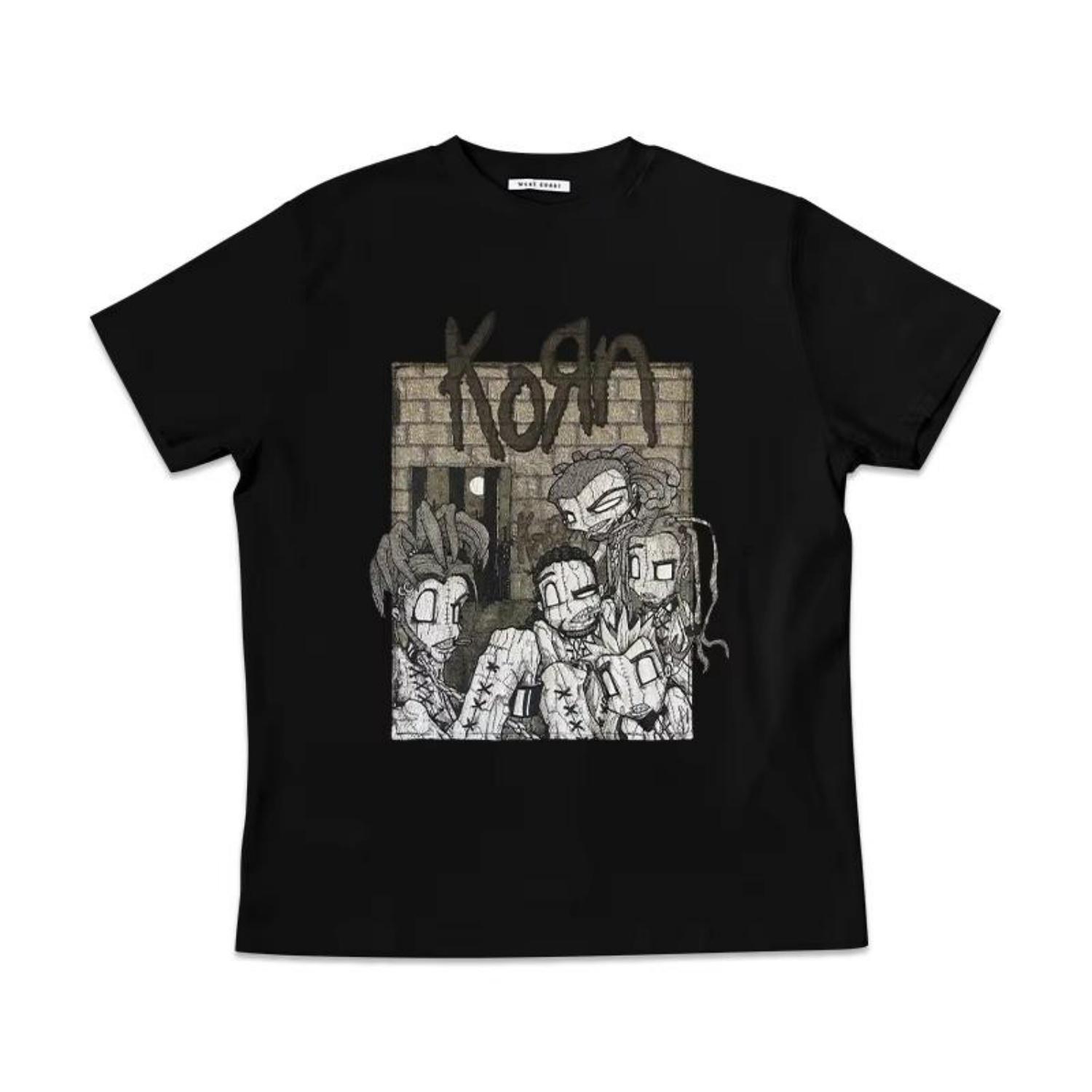 2025 Korn Korn Band Europe and The United States Metal Rock Hip-hop Street T-shirt Fashion Brand Short Sleeve High Quality XXXXXL чорний
2025 Korn Korn Band Europe and The United States Metal Rock Hip-hop Street T-shirt Fashion Brand Short Sleeve High Quality XXXXXL чорний