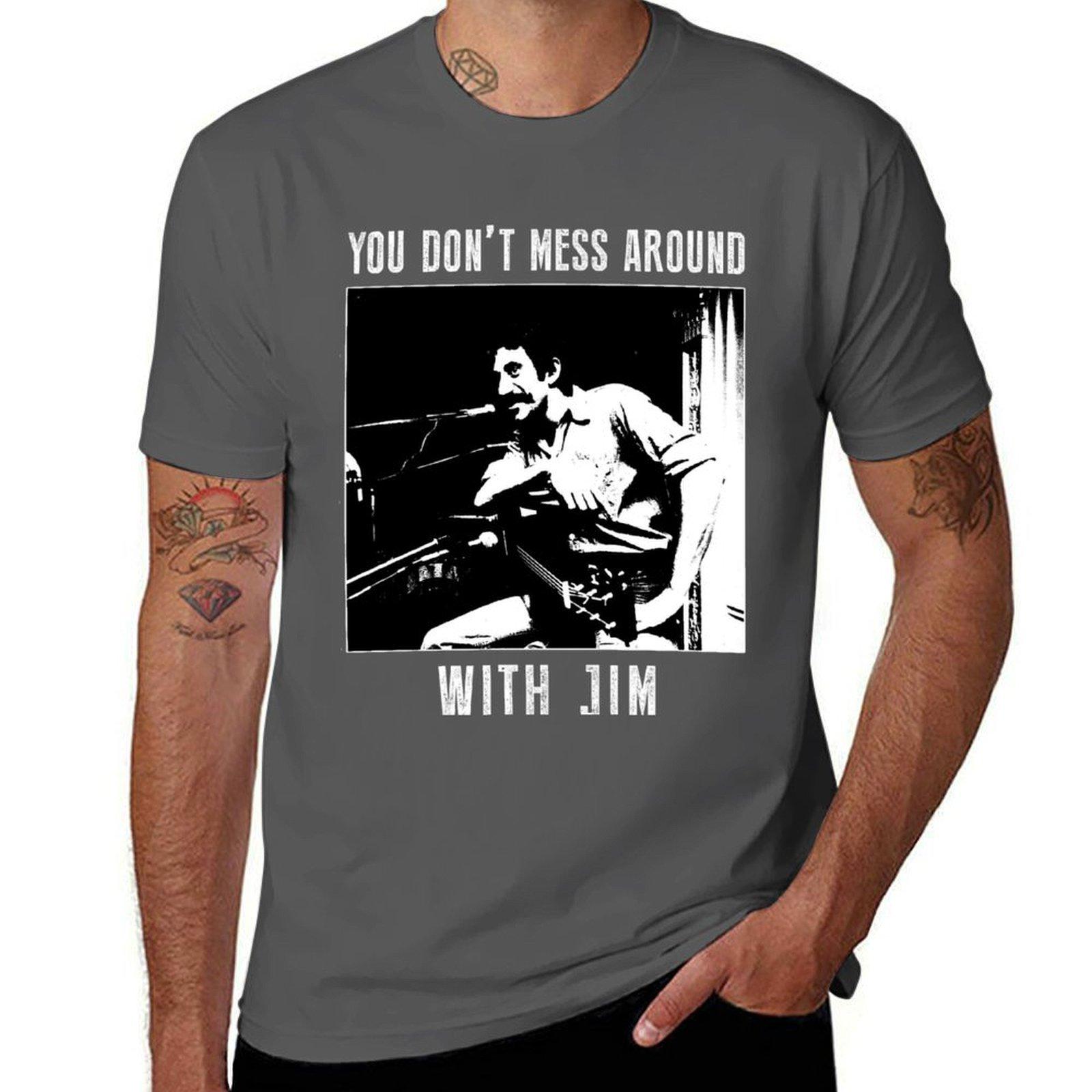 Jim American Singer Croce You Dont Mess Around With Jim TShirt Daily Wear Plain Short Sleeve Shirt 4XL
Jim American Singer Croce You Dont Mess Around With Jim TShirt Daily Wear Plain Short Sleeve Shirt 4XL