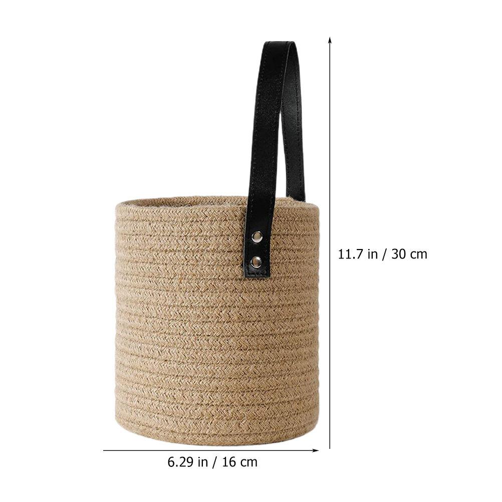 Cotton Rope Hanging Basket for Wall Storage Small Space Saver Organizer Ideal for Flowers Fruits Vegetables in Kitchen Bedroom
Cotton Rope Hanging Basket for Wall Storage Small Space Saver Organizer Ideal for Flowers Fruits Vegetables in Kitchen Bedroom
