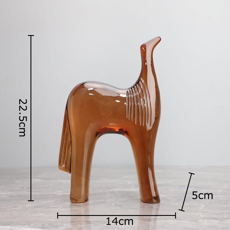 Creative Brown Horse Statue Abstract Ornaments Desk Decoration Minimalist Resin Handicrafts Horse Sculpture Room Aesthetic Decor
Creative Brown Horse Statue Abstract Ornaments Desk Decoration Minimalist Resin Handicrafts Horse Sculpture Room Aesthetic Decor