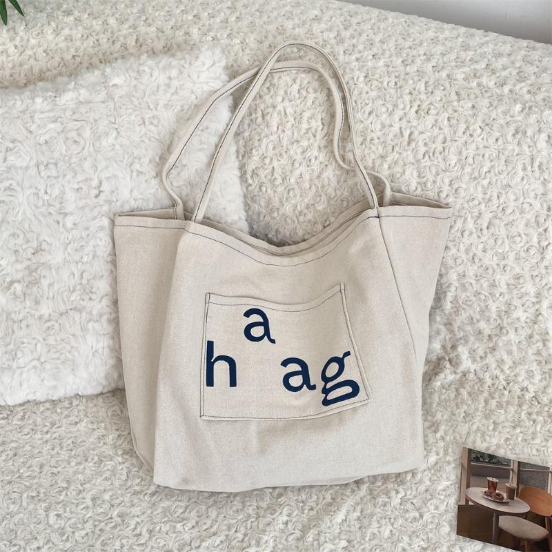 313 New Simple Canvas Alphabet Commuter Tote Bag Large Capacity Shoulder Bag Casual Fashion Women s Bag бежевый
313 New Simple Canvas Alphabet Commuter Tote Bag Large Capacity Shoulder Bag Casual Fashion Women s Bag бежевый